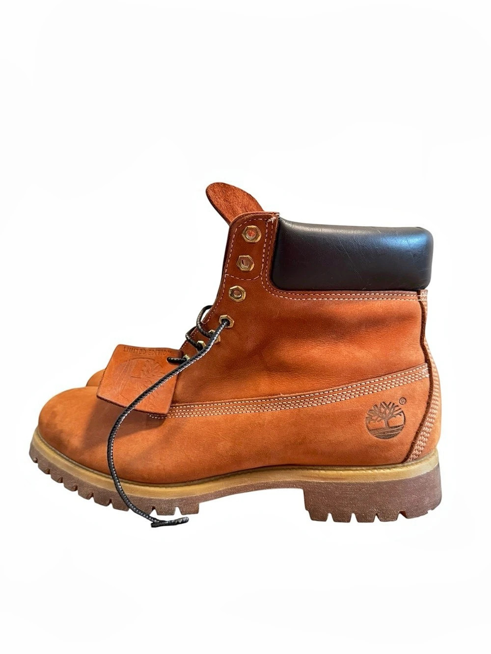Timberland Limited Edition 10098 Leather Boots Brown Wheat Nubuck 13M